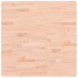 Piano per Tavolo 70x70x1,5 cm Quadrato Legno Massello di Faggio