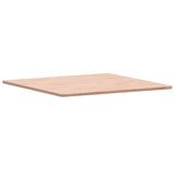 Piano per Tavolo 70x70x1,5 cm Quadrato Legno Massello di Faggio