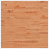 Piano per Tavolo 70x70x2,5 cm Quadrato Legno Massello di Faggio