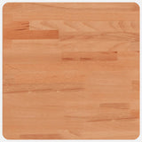 Piano per Tavolo 40x40x4 cm Quadrato Legno Massello di Faggio
