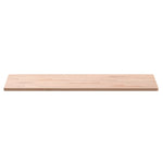 Piano Bagno 80x40x1,5 cm Legno Massello di Faggio
