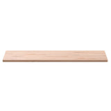 Piano Bagno 80x40x1,5 cm Legno Massello di Faggio