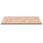 Piano Bagno 80x40x1,5 cm Legno Massello di Faggio