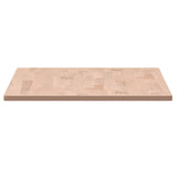 Piano Bagno 80x40x1,5 cm Legno Massello di Faggio