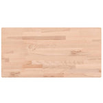 Piano Bagno 100x50x1,5 cm in Legno Massello di Faggio
