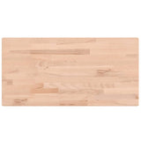Piano Bagno 100x50x1,5 cm in Legno Massello di Faggio