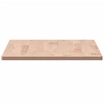 Piano Bagno 100x50x1,5 cm in Legno Massello di Faggio