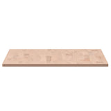 Piano Bagno 100x60x1,5 cm in Legno Massello di Faggio
