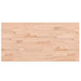 Piano Bagno 100x50x2,5 cm in Legno Massello di Faggio