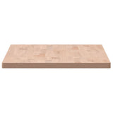 Piano Bagno 100x50x2,5 cm in Legno Massello di Faggio