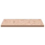 Piano Bagno 100x60x2,5 cm in Legno Massello di Faggio