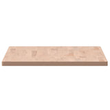 Piano Bagno 100x60x2,5 cm in Legno Massello di Faggio