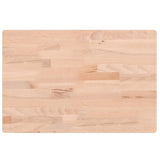 Piano Bagno 60x40x4 cm in Legno Massello di Faggio