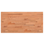Piano Bagno 80x40x1,5 cm Legno Massello di Faggio