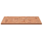 Piano Bagno 80x40x1,5 cm Legno Massello di Faggio