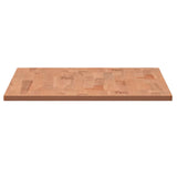 Piano Bagno 80x40x1,5 cm Legno Massello di Faggio