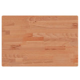 Piano Bagno 60x40x1,5 cm Legno Massello di Faggio