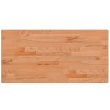 Piano Bagno 80x40x2,5 cm Legno Massello di Faggio