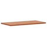 Piano Bagno 100x50x2,5 cm in Legno Massello di Faggio