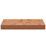 Piano Bagno 60x40x4 cm in Legno Massello di Faggio