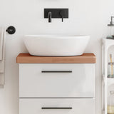 Piano Bagno 60x40x4 cm in Legno Massello di Faggio