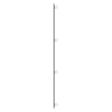 Specchio da Parete con Luci LED 40x100 cm Vetro Rettangolare