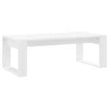 Tavolino da Salotto Bianco 102x50x35 cm in Legno truciolato