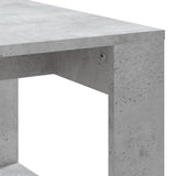 Tavolino Salotto Grigio Cemento 102x50x35 cm Legno truciolato