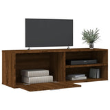 Mobile Porta TV Rovere Marrone 120x34x37 cm Legno truciolato