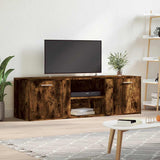 Mobile Porta TV Rovere Fumo 120x34x37 cm Legno truciolato