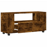Mobile TV Rovere Fumo 102x34,5x43 cm in Legno truciolato