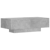 Tavolino Salotto Grigio Cemento 100x49,5x31cm Legno truciolato