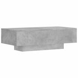 Tavolino Salotto Grigio Cemento 100x49,5x31cm Legno truciolato
