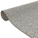 Tappeto Corsia Aspetto Sisal Platina 50x100 cm