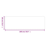 Tappeto Corsia Grigio 60x180 cm