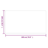 Tappeto Corsia Grigio 100x180 cm