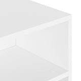 Tavolino da Salotto Bianco 90x55x42,5 cm in Legno truciolato
