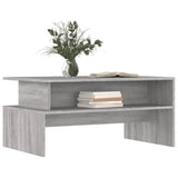 Tavolino Salotto Grigio Sonoma 90x55x42,5 cm Legno truciolato