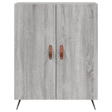 Credenza Grigio Sonoma 69,5x34x180 cm in Legno truciolato