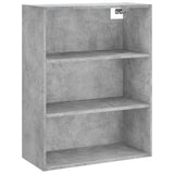Credenza Grigio Sonoma 69,5x32,5x180 cm Legno truciolato