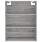 Credenza Grigio Sonoma 69,5x34x180 cm in Legno truciolato
