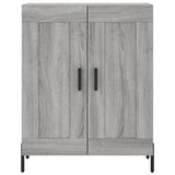 Credenza Grigio Sonoma 69,5x34x180 cm in Legno truciolato