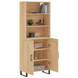 Credenza Rovere Sonoma 69,5x34x180 cm in Legno truciolato