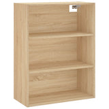 Credenza Rovere Sonoma 69,5x34x180 cm in Legno truciolato
