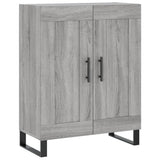 Credenza Grigio Sonoma 69,5x34x180 cm in Legno truciolato