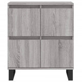 Credenze 3 pz Grigio Sonoma in Legno truciolato