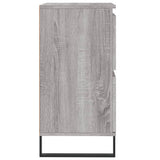 Credenze 3 pz Grigio Sonoma in Legno truciolato