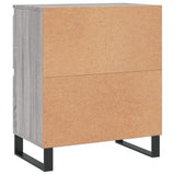 Credenze 3 pz Grigio Sonoma in Legno truciolato