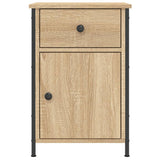 Comodini 2 pz Rovere Sonoma 40x42x60 cm in Legno truciolato