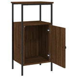 Comodino Rovere Marrone 41x31x80 cm in Legno truciolato